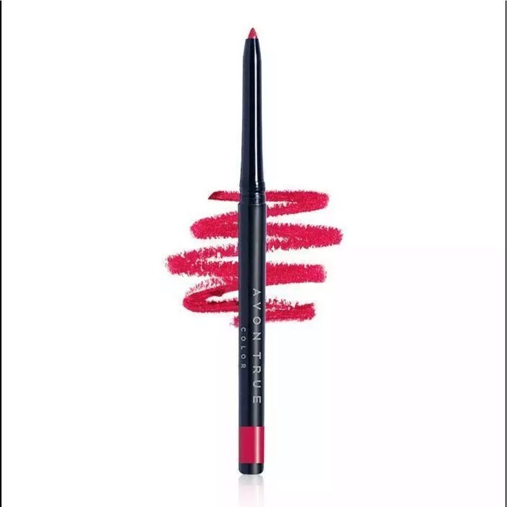 AVON True Color GLIMMERSTICKS LIP LINER (TRUE RED)